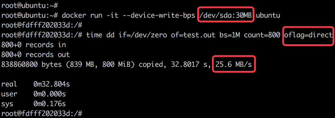Docker 限制容器的 Block IO使用 Docker 限制容器的 Block IO使用