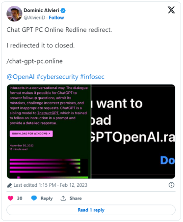 八款旨在窃取数据的假冒ChatGPT恶意应用 八款旨在窃取数据的假冒ChatGPT恶意应用