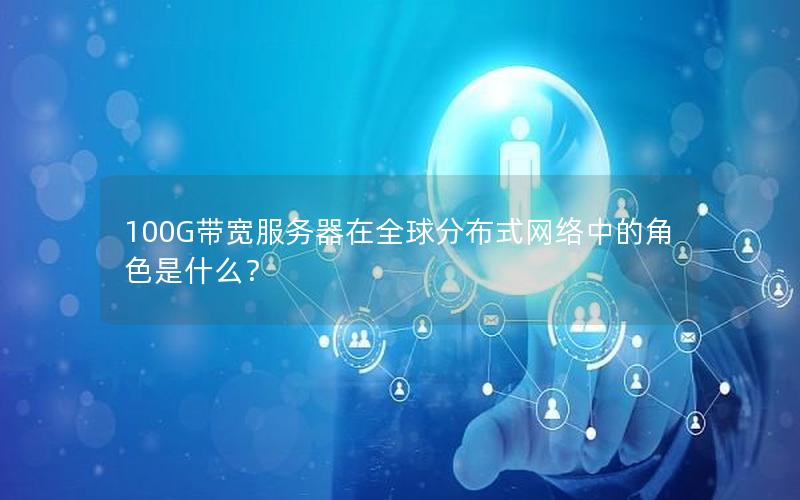 100G带宽服务器在全球分布式网络中的角色是什么？