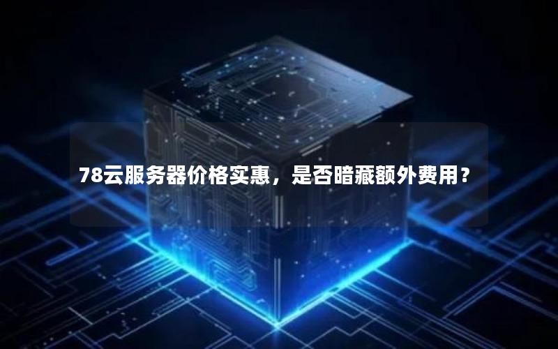 78云服务器价格实惠,是否暗藏额外费用? 78云服务器价格实惠,是否暗藏额外费用?