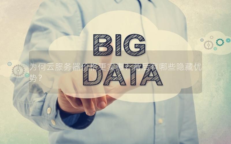 为何云服务器价格更实惠?背后有哪些隐藏优势? 为何云服务器价格更实惠?背后有哪些隐藏优势?