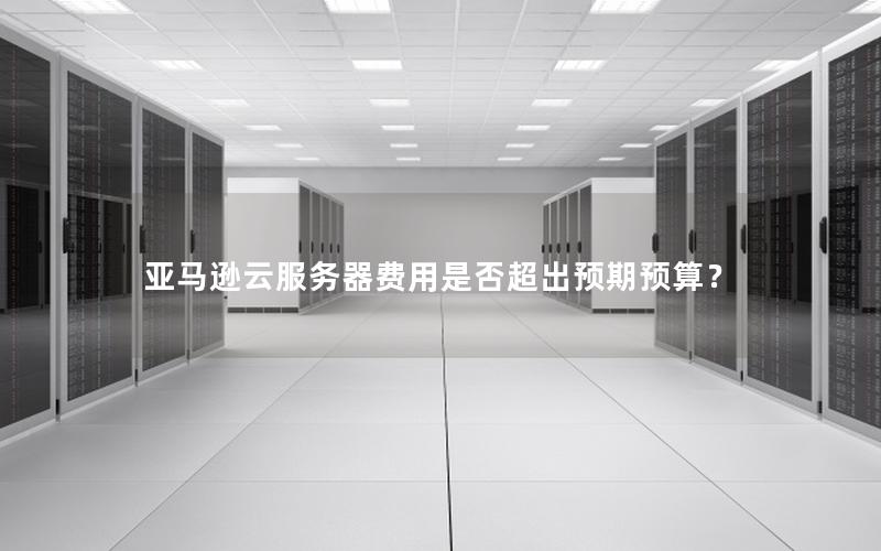 亚马逊云服务器费用是否超出预期预算？