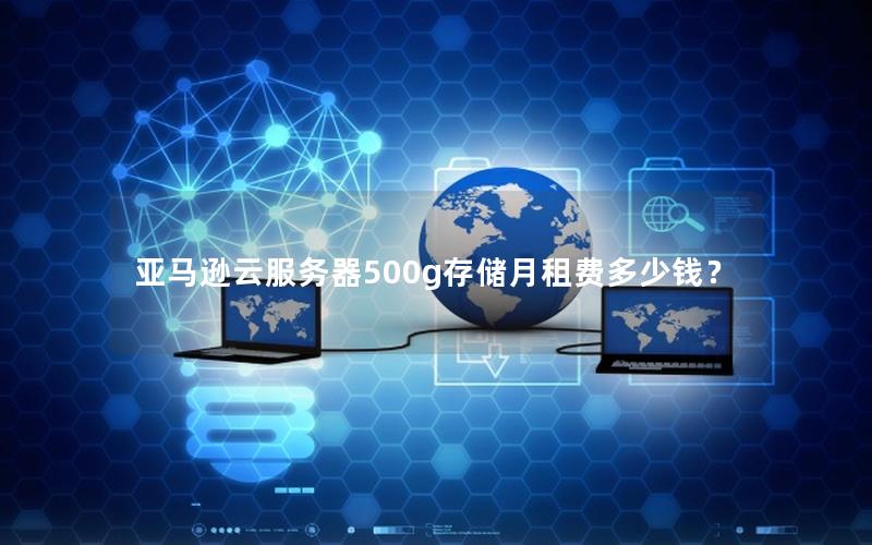 亚马逊云服务器500g存储月租费多少钱？