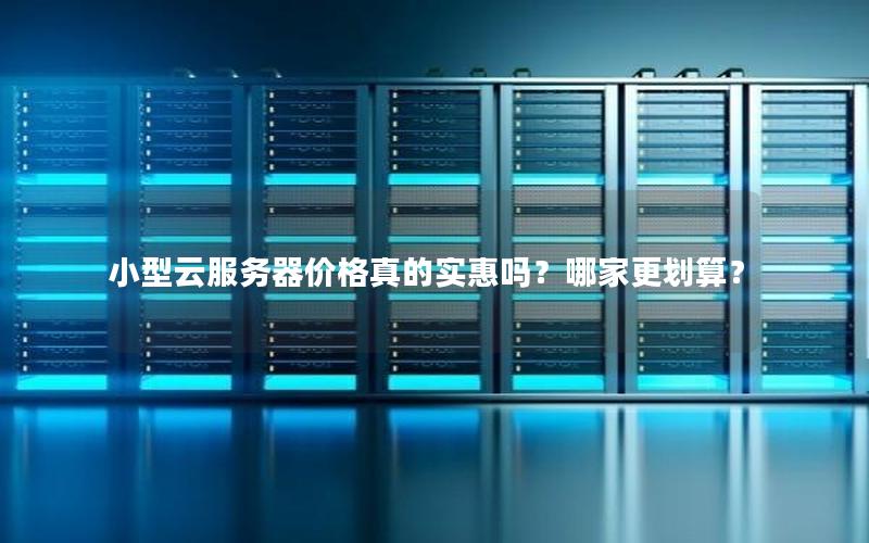 小型云服务器价格真的实惠吗？哪家更划算？