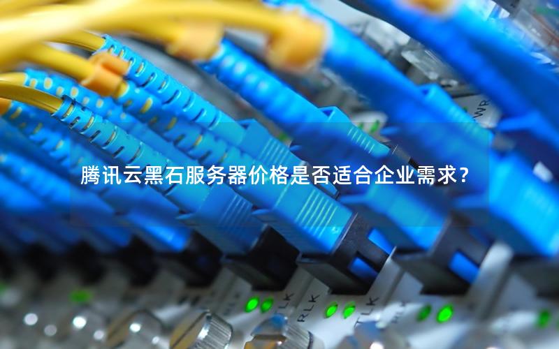 腾讯云黑石服务器价格是否适合企业需求？