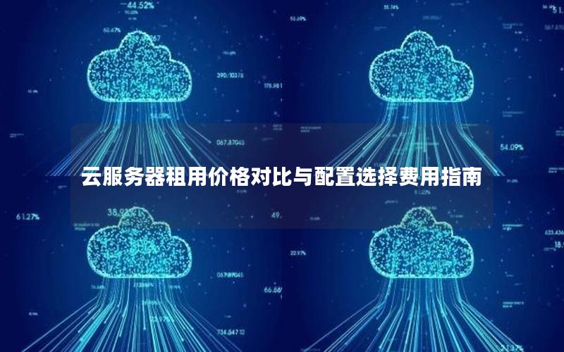 云服务器租用价格对比与配置选择费用指南