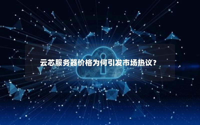 云芯服务器价格为何引发市场热议？