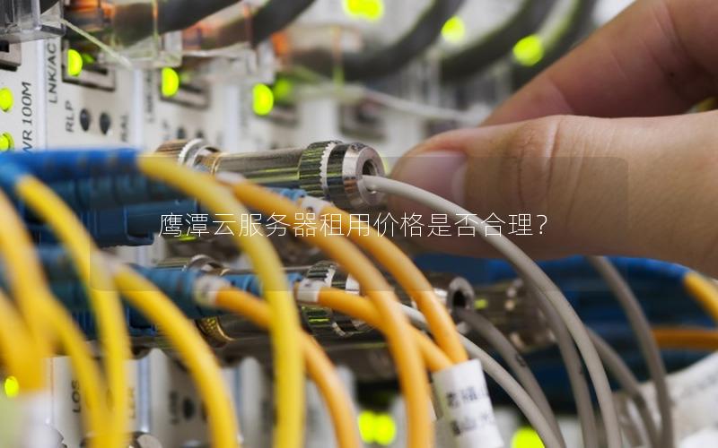 鹰潭云服务器租用价格是否合理？